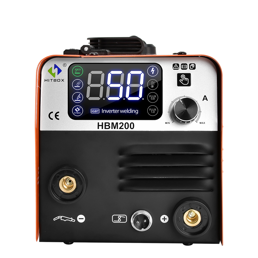 Tig Welder Machine - HITBOX HBM200 3in1 MMA/スティック/アーク/リフトTIG/アルゴン/フラックス入りコアードMIG溶接機