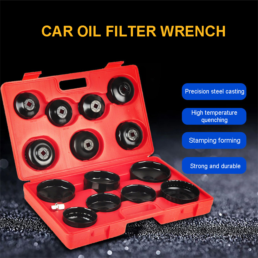 14ピース汎用オイルフィルターレンチキット、オイルフィルター - Oil Filter Wrench のレビューと価格