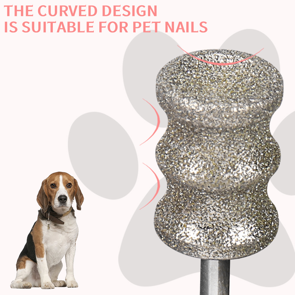 2個の犬用電動ネイルポリッシャー,交換用ヘッド,ペット用アク - Orbital Polisher Da のレビューと価格